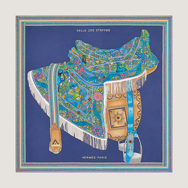 HERMES(エルメス)CARRE 90CM Selle des Steppes Selle des Steppes scarf 90 | Hermès UAE